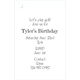 Golf Bag Die-cut Invitations Image 3 of 4